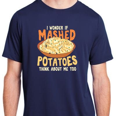 Do Mashed Potatoes Think About Me? Potato Adult ChromaSoft Performance T-Shirt