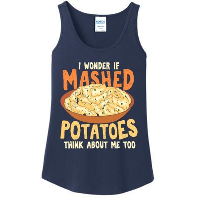 Do Mashed Potatoes Think About Me? Potato Ladies Essential Tank