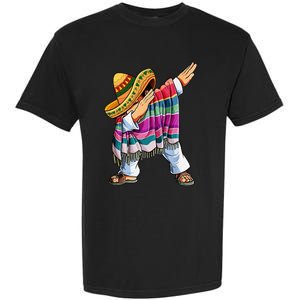 Dabbing Mexican Poncho 5 Cinco De Mayo Sombrero Dab Garment-Dyed Heavyweight T-Shirt