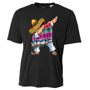 Dabbing Mexican Poncho 5 Cinco De Mayo Sombrero Dab Cooling Performance Crew T-Shirt