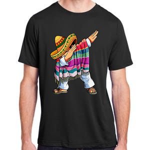 Dabbing Mexican Poncho 5 Cinco De Mayo Sombrero Dab Adult ChromaSoft Performance T-Shirt