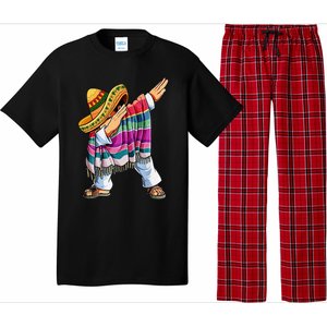 Dabbing Mexican Poncho 5 Cinco De Mayo Sombrero Dab Pajama Set