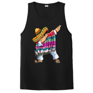 Dabbing Mexican Poncho 5 Cinco De Mayo Sombrero Dab PosiCharge Competitor Tank