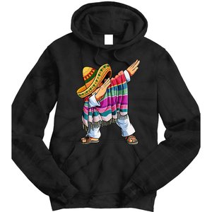 Dabbing Mexican Poncho 5 Cinco De Mayo Sombrero Dab Tie Dye Hoodie