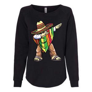 Dabbing Mexican Poncho Cinco De Mayo Womens California Wash Sweatshirt