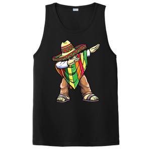 Dabbing Mexican Poncho Cinco De Mayo PosiCharge Competitor Tank