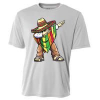 Dabbing Mexican Poncho Cinco De Mayo Cooling Performance Crew T-Shirt