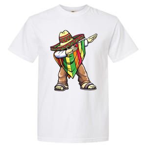 Dabbing Mexican Poncho Cinco De Mayo Garment-Dyed Heavyweight T-Shirt