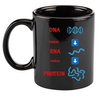 Dna Makes Rna Makes Protein Molecular Cell Biology 11oz C Handle Ceramic Mug