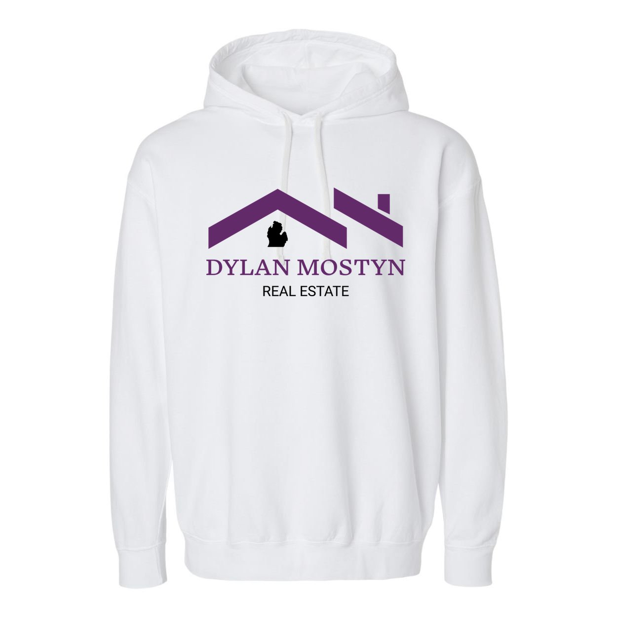 Dylan Mostyn Real Estate Garment-Dyed Fleece Hoodie