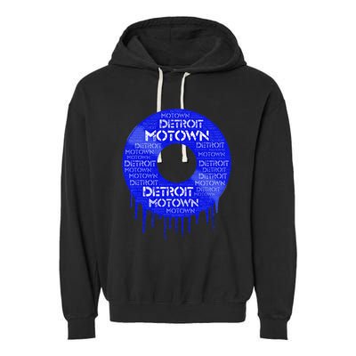 Detroit Motown Record Motown Record Garment-Dyed Fleece Hoodie