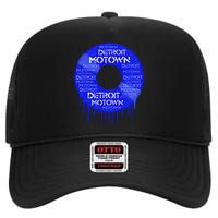 Detroit Motown Record Motown Record High Crown Mesh Back Trucker Hat