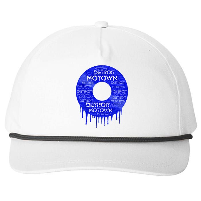 Detroit Motown Record Motown Record Snapback Five-Panel Rope Hat