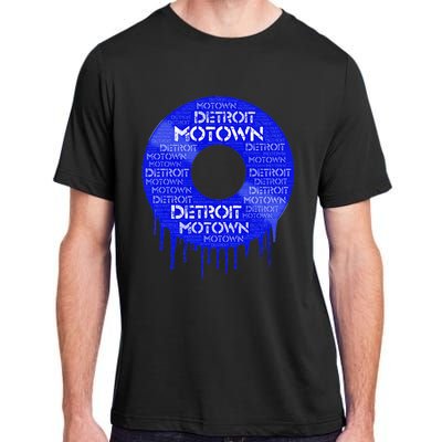 Detroit Motown Record Motown Record Adult ChromaSoft Performance T-Shirt