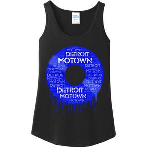 Detroit Motown Record Motown Record Ladies Essential Tank