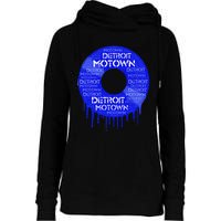 Detroit Motown Record Motown Record Womens Funnel Neck Pullover Hood