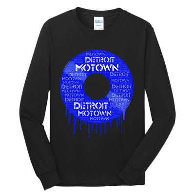 Detroit Motown Record Motown Record Tall Long Sleeve T-Shirt