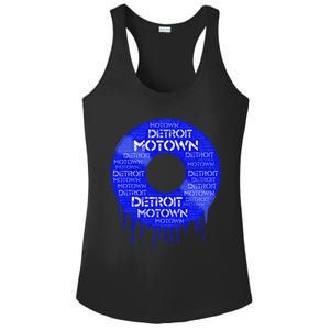 Detroit Motown Record Motown Record Ladies PosiCharge Competitor Racerback Tank