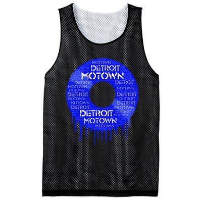 Detroit Motown Record Motown Record Mesh Reversible Basketball Jersey Tank