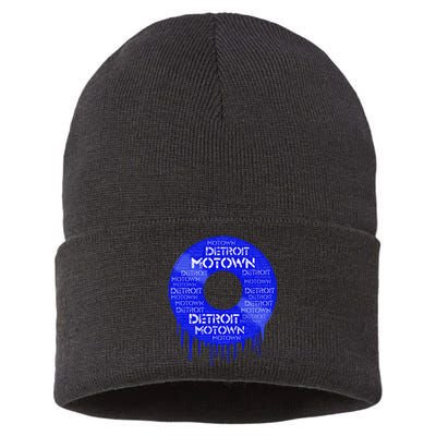 Detroit Motown Record Motown Record Sustainable Knit Beanie