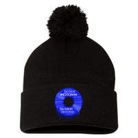 Detroit Motown Record Motown Record Pom Pom 12in Knit Beanie