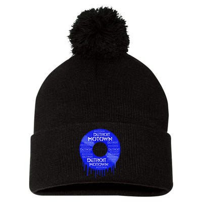 Detroit Motown Record Motown Record Pom Pom 12in Knit Beanie