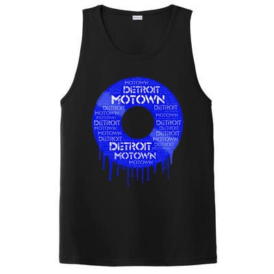 Detroit Motown Record Motown Record PosiCharge Competitor Tank