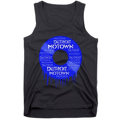 Detroit Motown Record Motown Record Tank Top