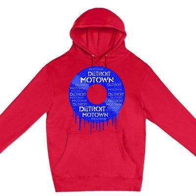 Detroit Motown Record Motown Record Premium Pullover Hoodie