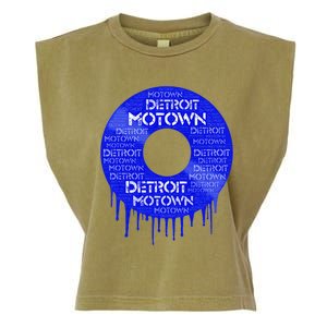 Detroit Motown Record Motown Record Garment-Dyed Women's Muscle Tee