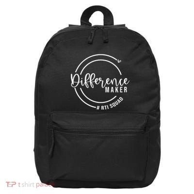 Difference Maker Rti Squad 16 in Basic Backpack