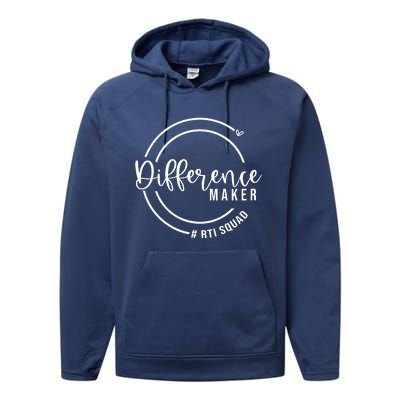 Difference Maker Rti Squad Performance Fleece Hoodie