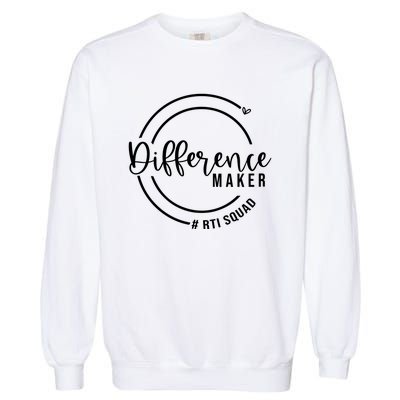 Difference Maker Rti Squad Garment-Dyed Sweatshirt