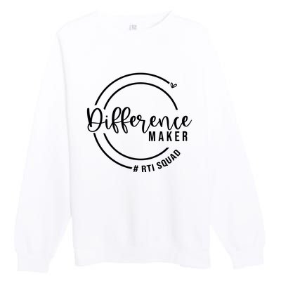 Difference Maker Rti Squad Premium Crewneck Sweatshirt