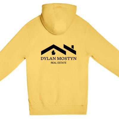 Dylan Mostyn Real Estate Black & White Logo Premium Pullover Hoodie