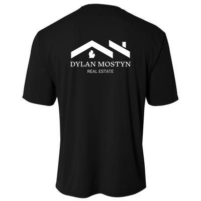 Dylan Mostyn Real Estate Black & White Logo Cooling Performance Crew T-Shirt