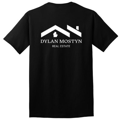 Dylan Mostyn Real Estate Black & White Logo Tall T-Shirt