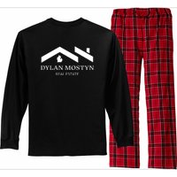 Dylan Mostyn Real Estate Black & White Logo Long Sleeve Pajama Set