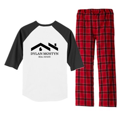 Dylan Mostyn Real Estate Black & White Logo Raglan Sleeve Pajama Set