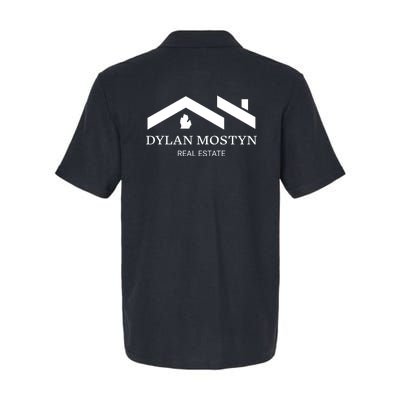 Dylan Mostyn Real Estate Black & White Logo Softstyle Adult Sport Polo