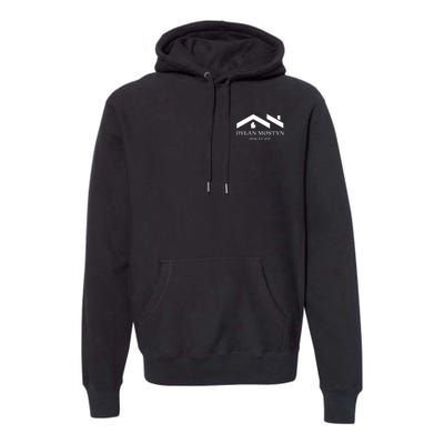 Dylan Mostyn Real Estate Black & White Logo Premium Hoodie