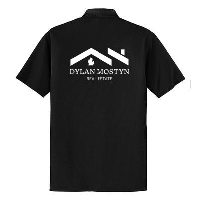 Dylan Mostyn Real Estate Black & White Logo Dry Zone Grid Polo