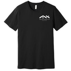 Dylan Mostyn Real Estate Black & White Logo Premium T-Shirt