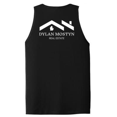 Dylan Mostyn Real Estate Black & White Logo PosiCharge Competitor Tank