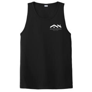 Dylan Mostyn Real Estate Black & White Logo PosiCharge Competitor Tank