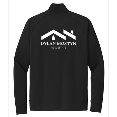 Dylan Mostyn Real Estate Black & White Logo Stretch Full-Zip Cadet Jacket