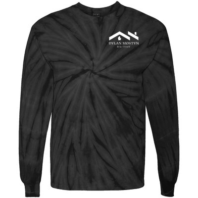 Dylan Mostyn Real Estate Black & White Logo Tie-Dye Long Sleeve Shirt