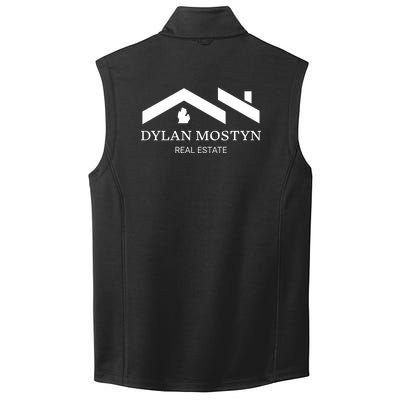 Dylan Mostyn Real Estate Black & White Logo Collective Smooth Fleece Vest