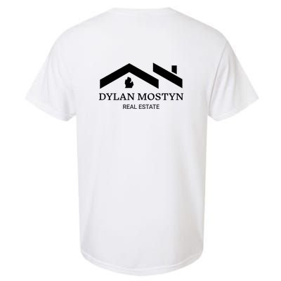 Dylan Mostyn Real Estate Black & White Logo Garment-Dyed Heavyweight T-Shirt