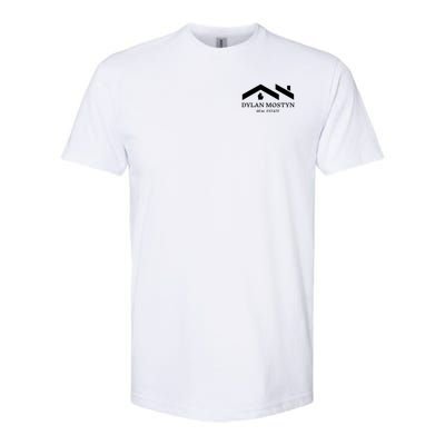 Dylan Mostyn Real Estate Black & White Logo Softstyle CVC T-Shirt